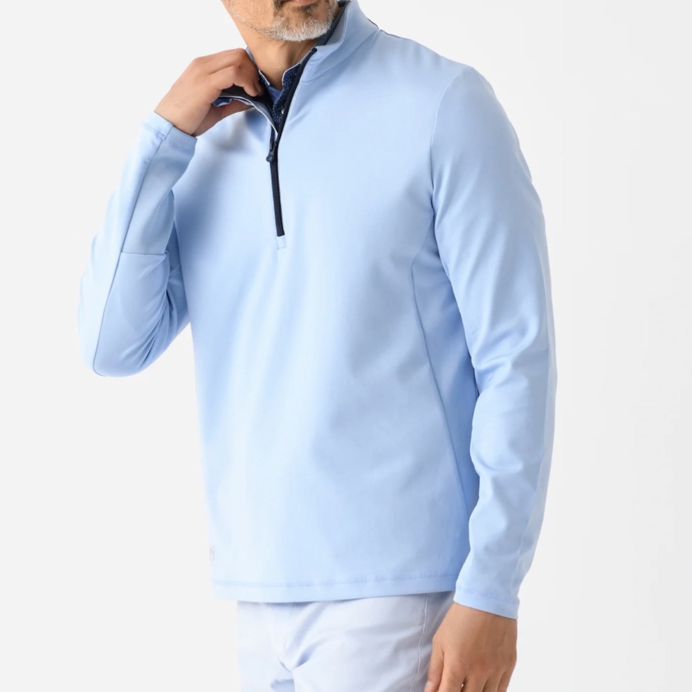Greyson Light Blue Quarter-Zip Pullover